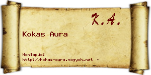 Kokas Aura névjegykártya